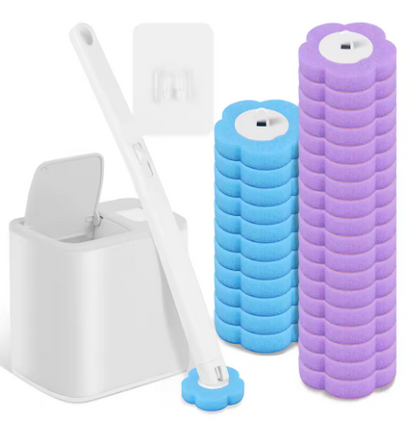 Szczotka do Toalety z Automatycznym Otwieraniem i Wymiennymi Głowicami